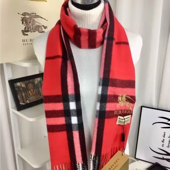 Burberry Cashmere Silk Nova Check Scarf ❤️NEW❤️ - Picture 5 of 6